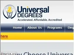 Sites similar to universaldegrees.com