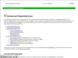 Sites similar to universaldependencies.org