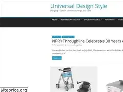 Sites similar to universaldesignstyle.com