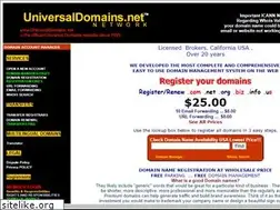 Sites similar to universaldomains.net