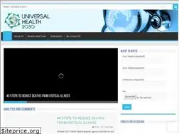 Sites similar to universalhealth2030.org