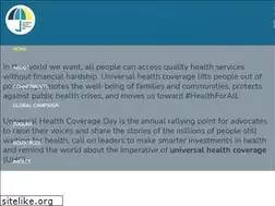 Sites similar to universalhealthcoverageday.org