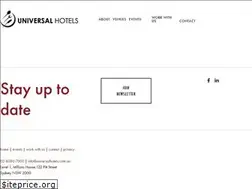 Sites similar to universalhotels.com.au