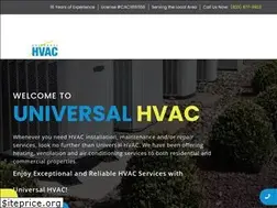 Sites similar to universalhvac.net