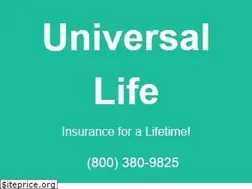 Sites similar to universallife.com