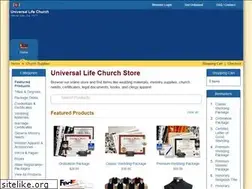 Sites similar to universallifechurchstore.org
