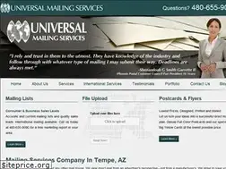 Sites similar to universalmailingservices.com