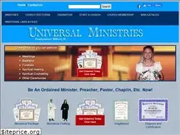 Sites similar to universalministries.com