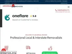 Sites similar to universalmovers.com.au