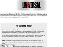 Sites similar to universalnutrition.com