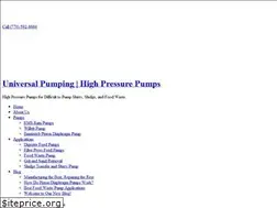 Sites similar to universalpumping.com