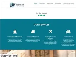 Sites similar to universalremovals.com
