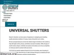 Sites similar to universalshutters.co.uk