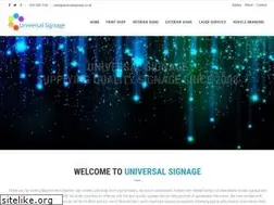 Sites similar to universalsignage.co.uk