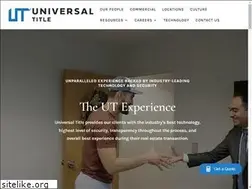 Sites similar to universaltitle.com