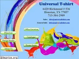 Sites similar to universaltshirt.com