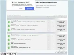 Sites similar to universconso.forumactif.com