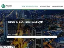 Sites similar to universidadesenbogota.com