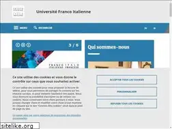 Sites similar to universite-franco-italienne.org