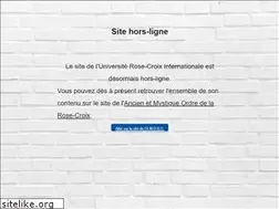 Sites similar to universite-rose-croix.org