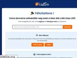 Sites similar to universite-say.com
