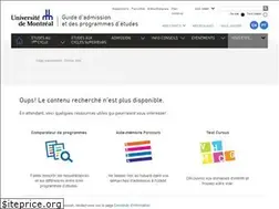 Sites similar to universitedete.umontreal.ca
