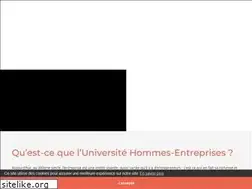 Sites similar to universitehommesentreprises.com