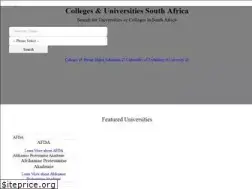 Sites similar to universities.co.za