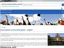Sites similar to universitiesintheworld.com