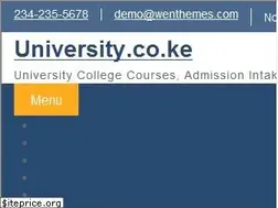 Sites similar to university.co.ke