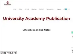 Sites similar to universityacademy.in