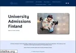 Sites similar to universityadmissions.fi