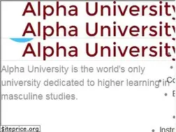 Sites similar to universityalpha.com