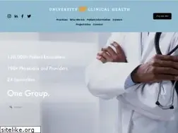 Sites similar to universityclinicalhealth.com