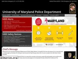 Sites similar to universityofmarylandpolice.com