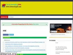 Sites similar to universitypk.com