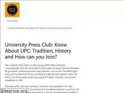 Sites similar to universitypressclub.com