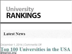 Sites similar to universityrankings.com