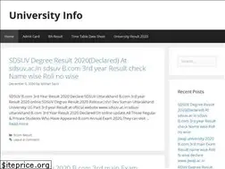 Sites similar to universityresultinfo.in
