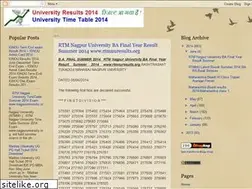 Sites similar to universityresultstimetable2014.blogspot.com