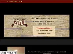 Sites similar to universitywineshop.net