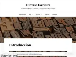 Sites similar to universoescritura.com