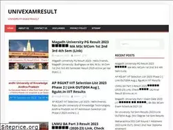 Sites similar to univexamresult.com