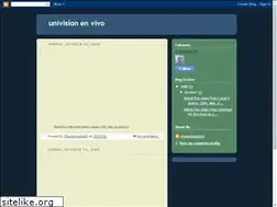 Sites similar to univision-en-vivo.blogspot.com