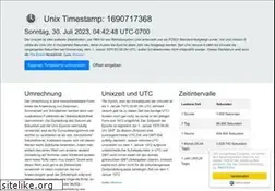 Sites similar to unixtimestamp.de