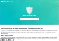 Sites similar to unknownphone.com