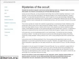 Sites similar to unknownsecret.info