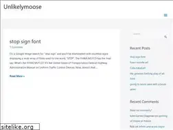 Sites similar to unlikelymoose.com
