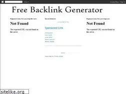 Sites similar to unlimitedbacklink.blogspot.com