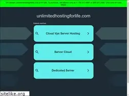 Sites similar to unlimitedhostingforlife.com